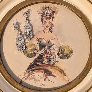 Vintage Elegant Silver Rhinestone Dangle Earrings